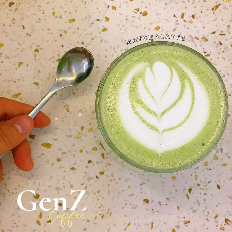 Matcha latte GenZ Coffee